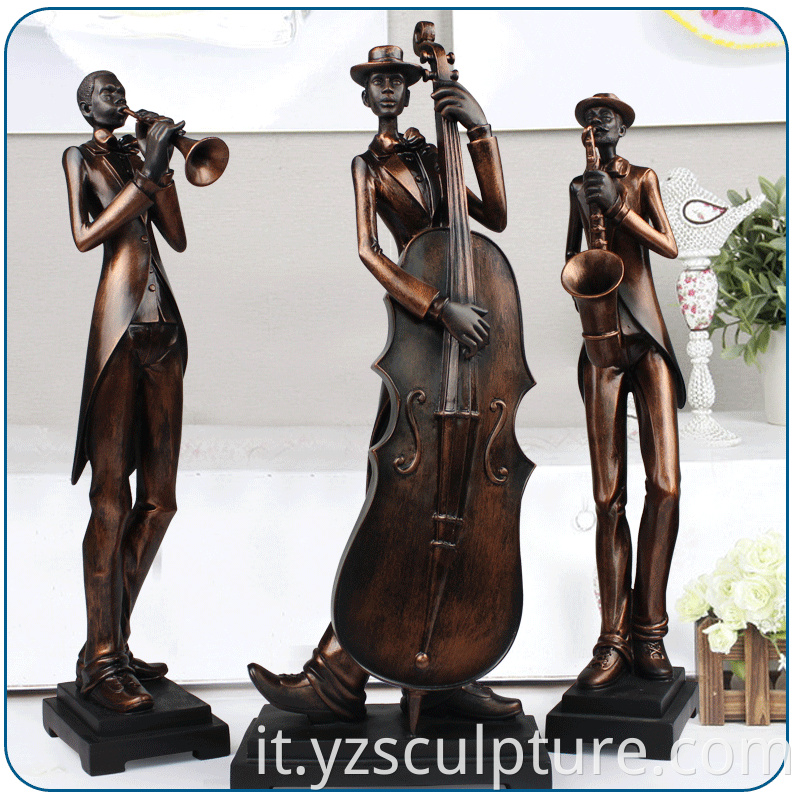 Bronze Music Statue